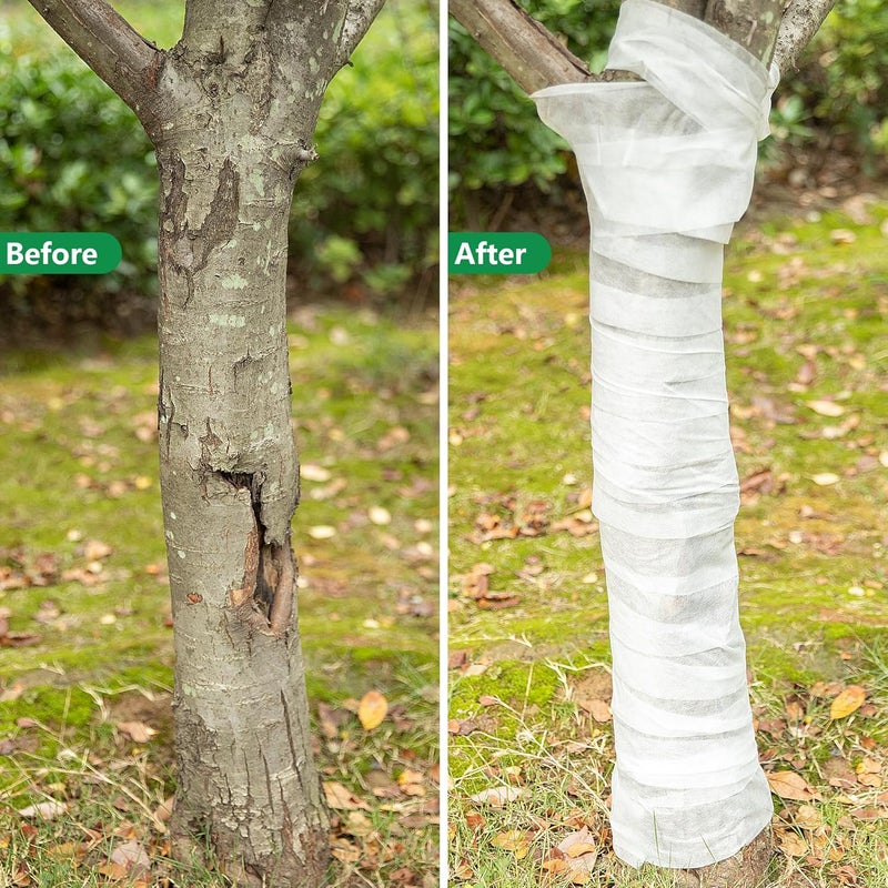 LFUTARI 115Ft Tree Protector Wraps - Winter-Proof Antifreeze Bandage Tree Wrap - Reusable Plants Wrap to Protect Bark and Keep Plants Warm - Image 5